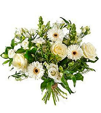 Mixed white flowers