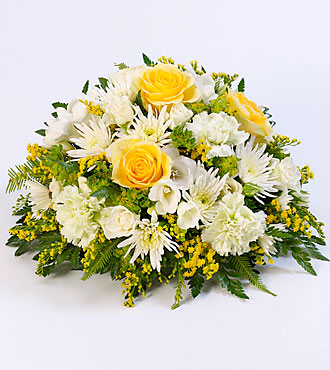 Classic Posy Yellow and W
