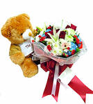 Teddy & Bouquet